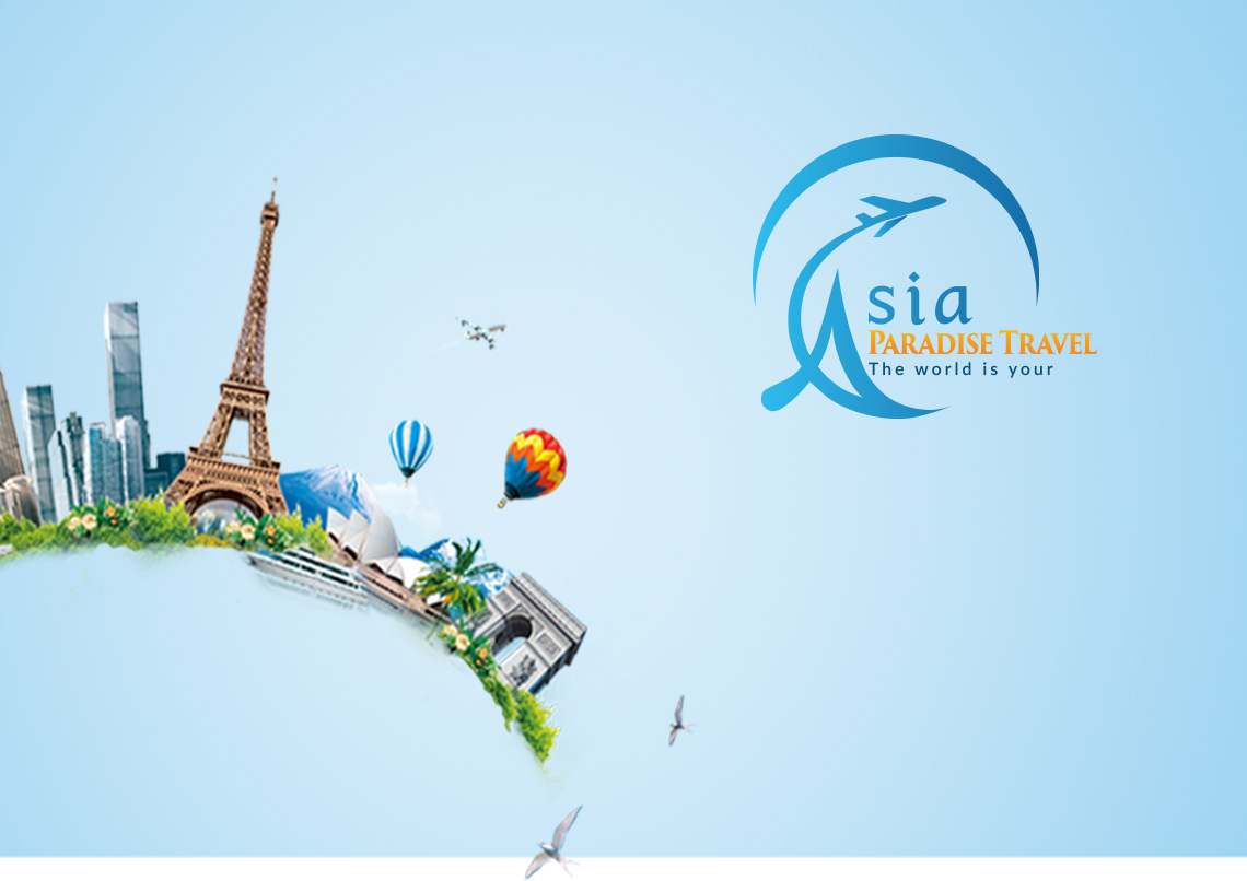 Asia Travel - Thiết kế logo thương hiệu du lịch Asia Travel